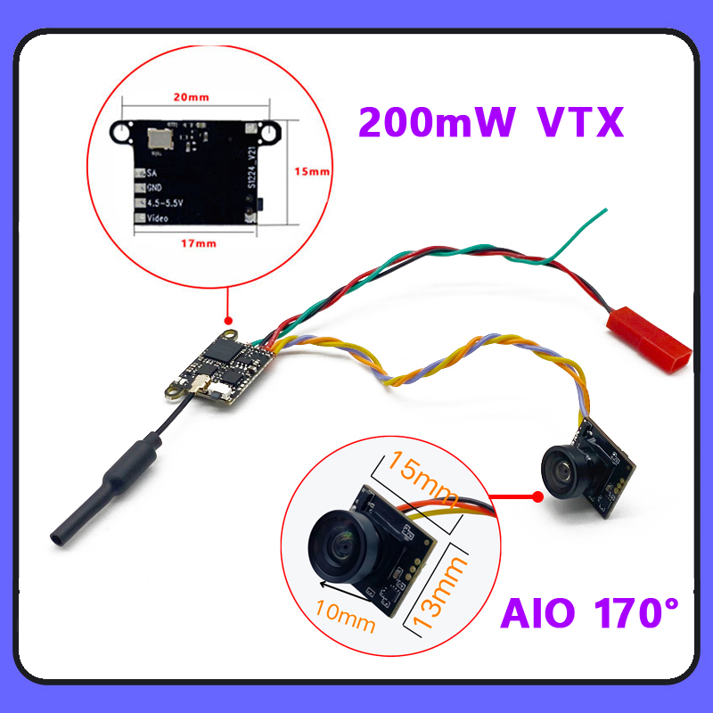 SLONWAKE 5.8G 1200TVL FPV Came - огляд і ціна Fpv Drone Receiver